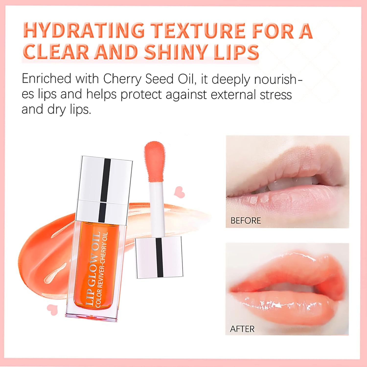 The Glow – Tinted Plumping Lip Oil (Cherry)
