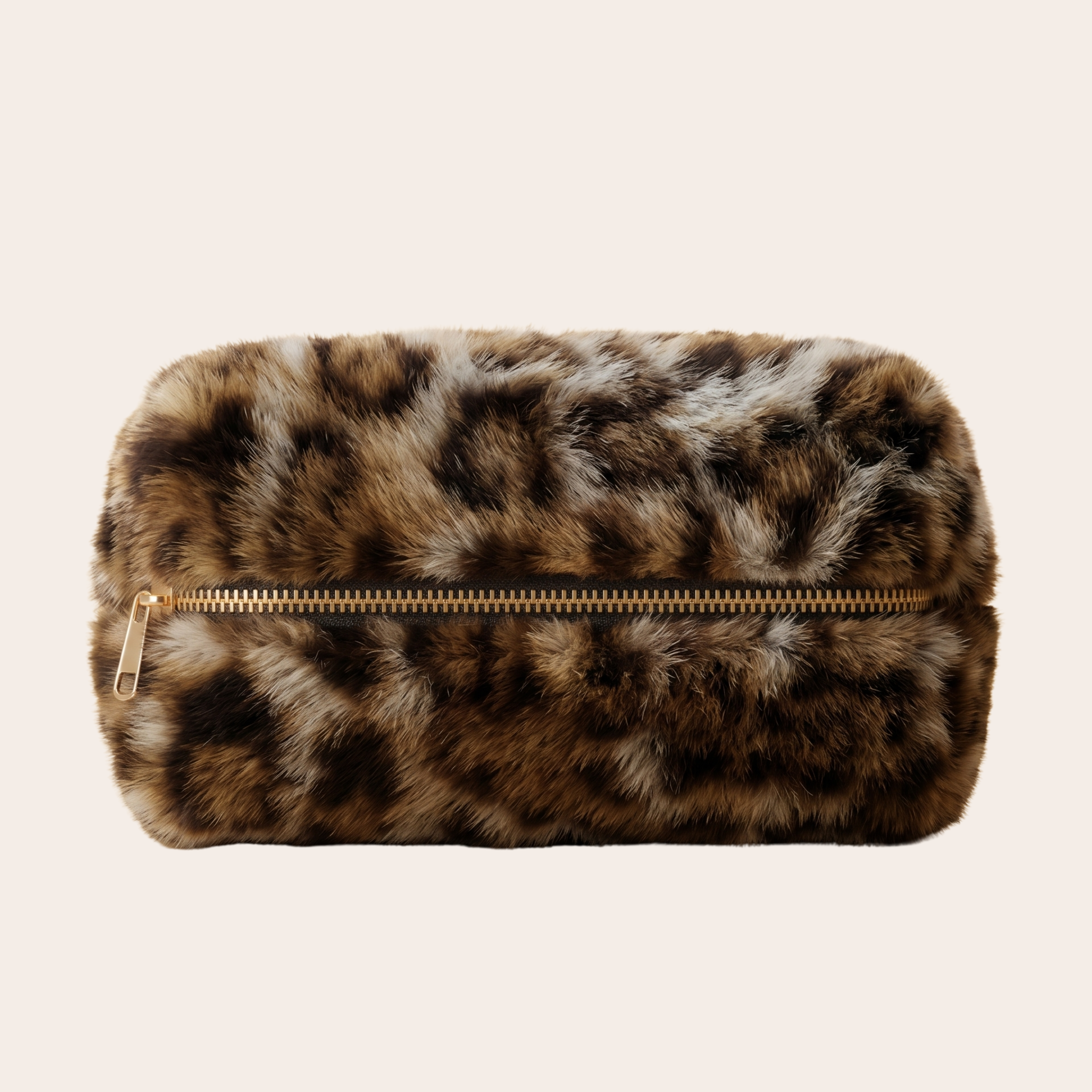 Wild Luxe Cosmetic Pouch – Signature Leopard Print Case