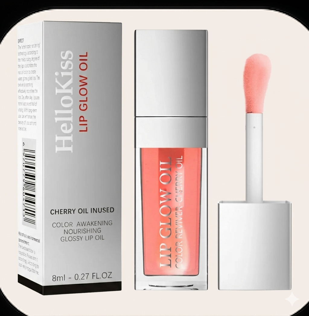 Cherry Luxe – Glossy Moisturising Lip Glow Oil