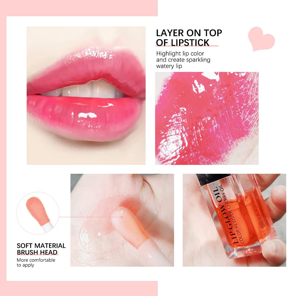 The Glow – Tinted Plumping Lip Oil (Cherry)