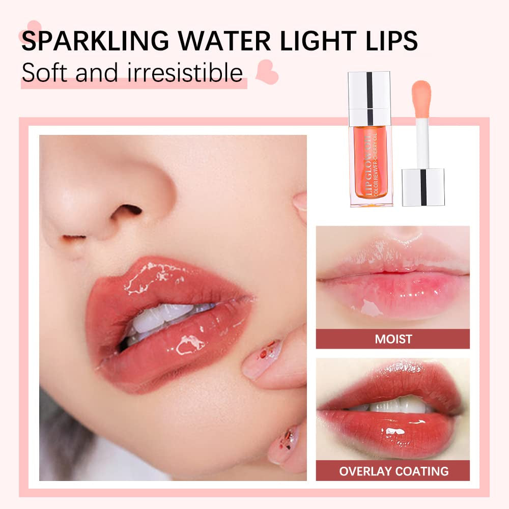 The Glow – Tinted Plumping Lip Oil (Cherry)