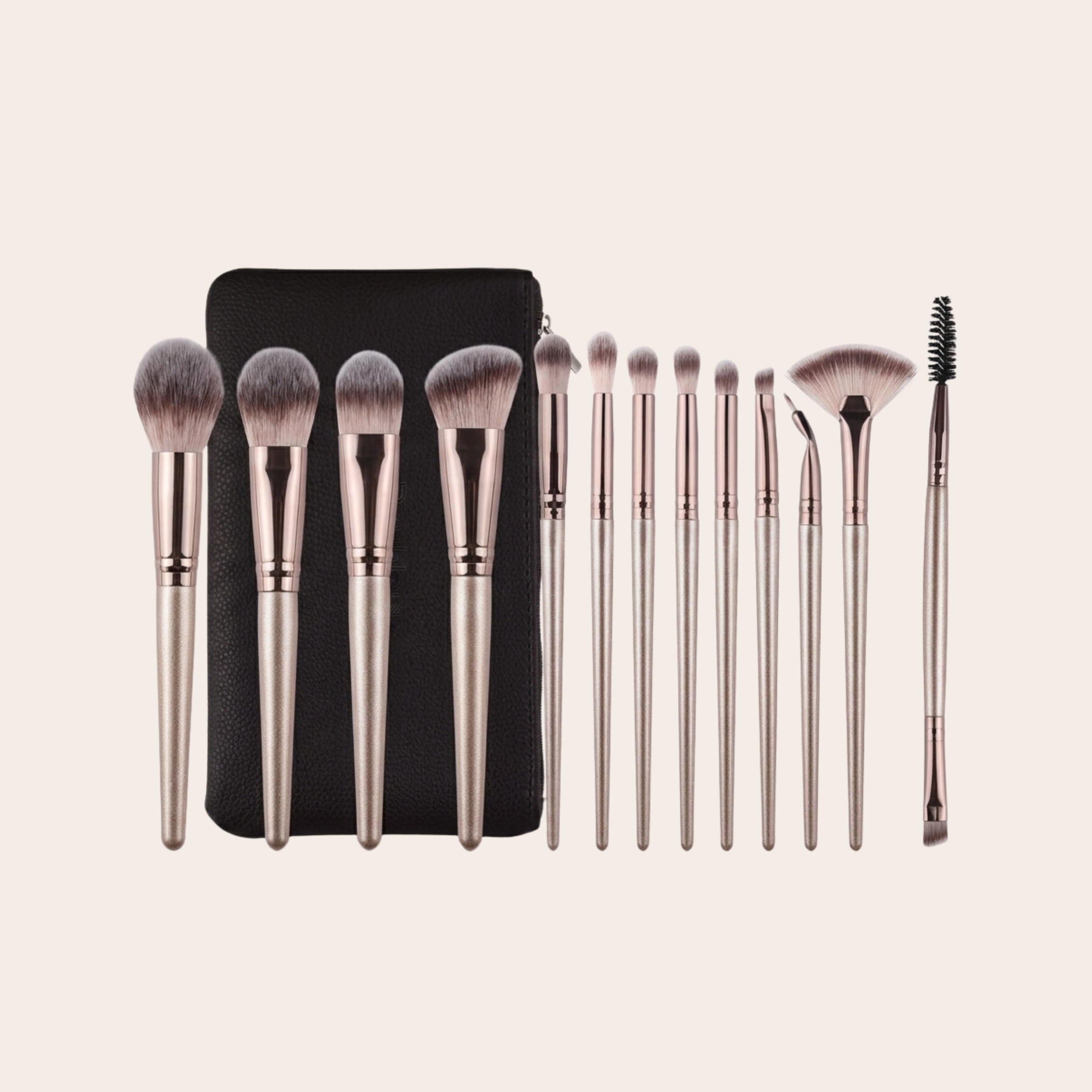 Maison Gold – Professional 12 Piece Eye Makeup Brush Collection