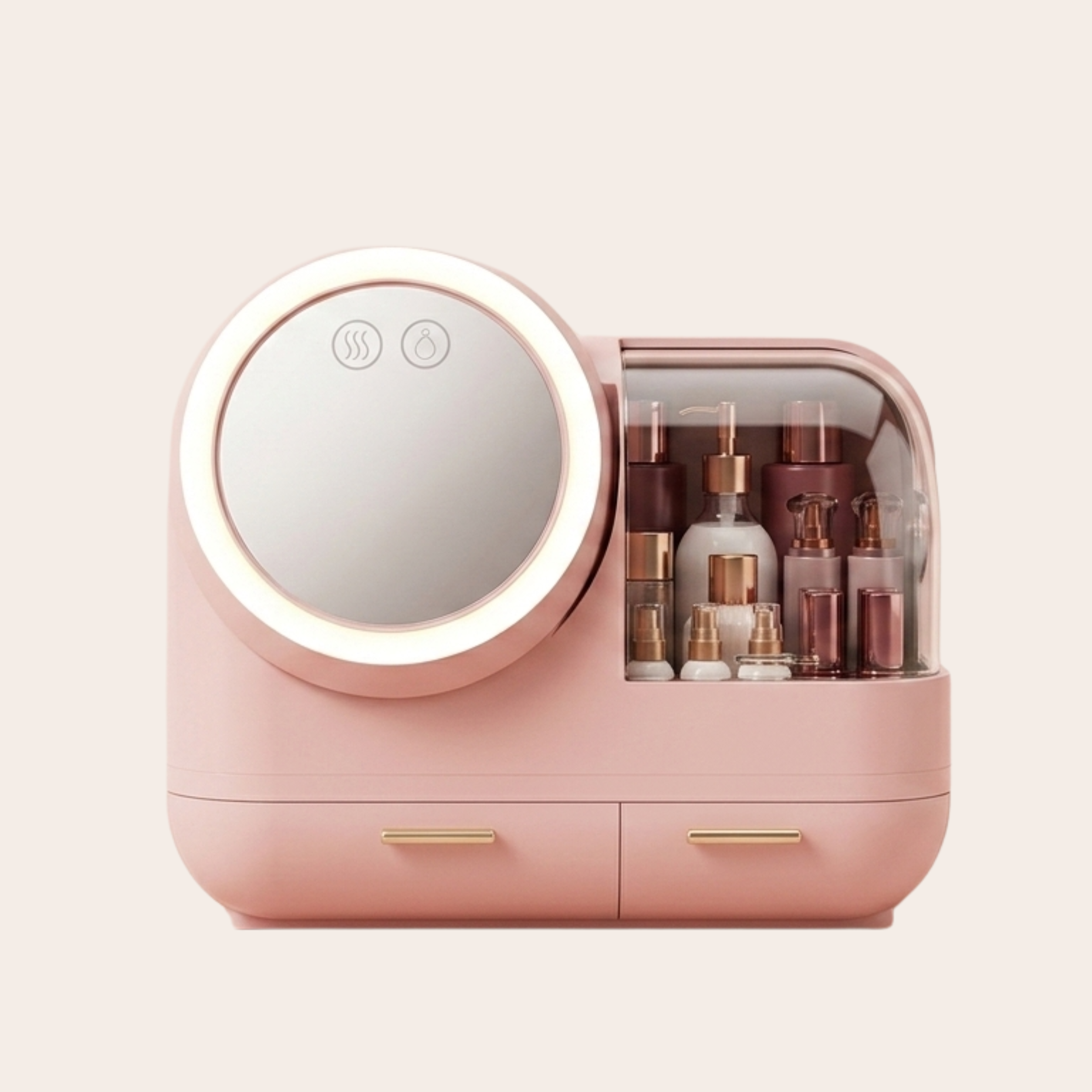 Lumière Vanity Box – LED Mirror Makeup Organiser & Display
