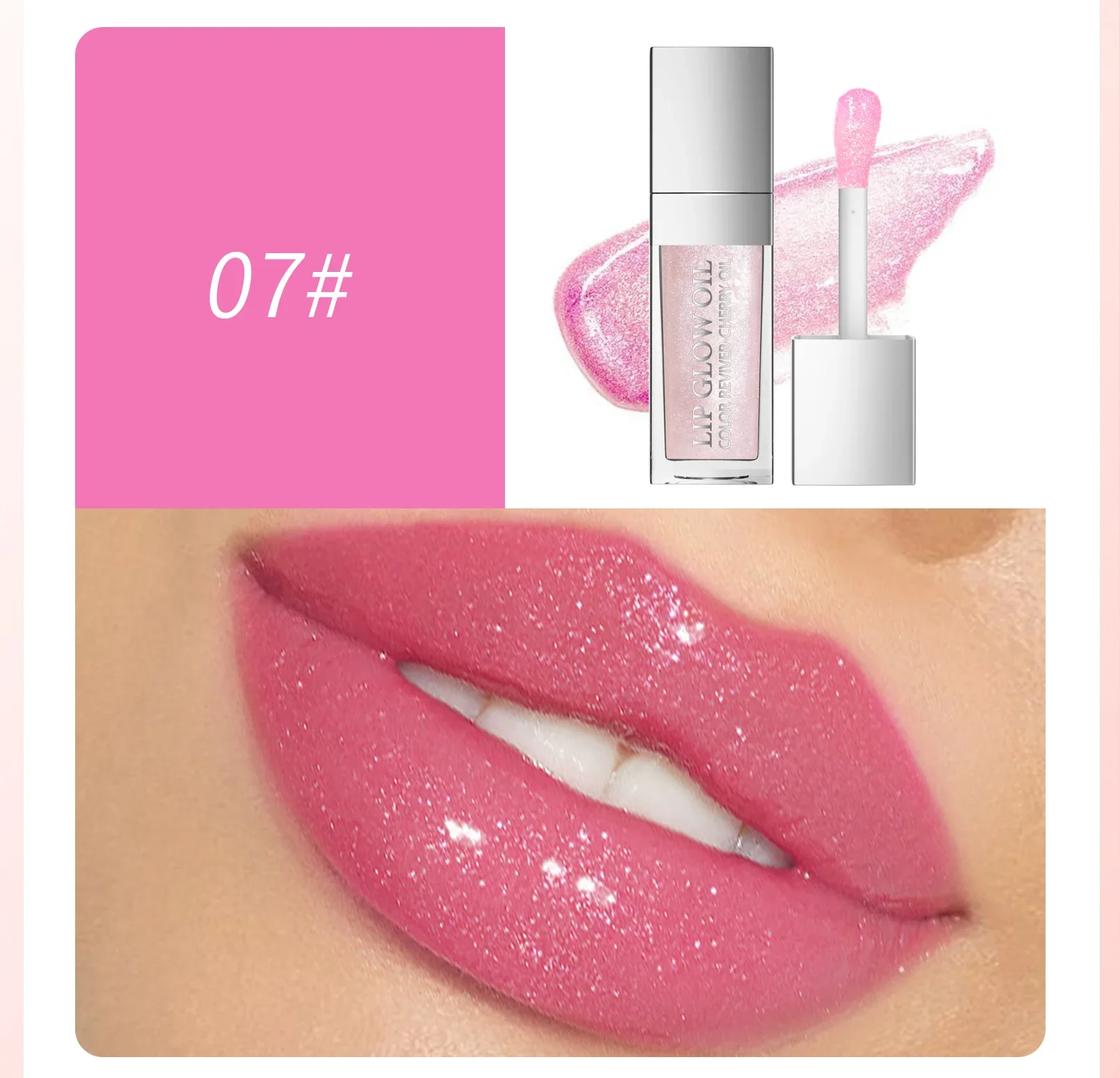 Cherry Luxe – Glossy Moisturising Lip Glow Oil