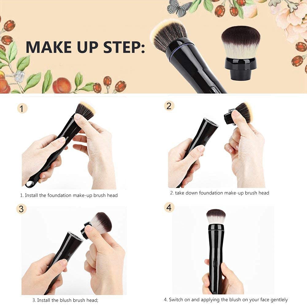 The Power Brush – Electric Handle Blush & Foundation Brush