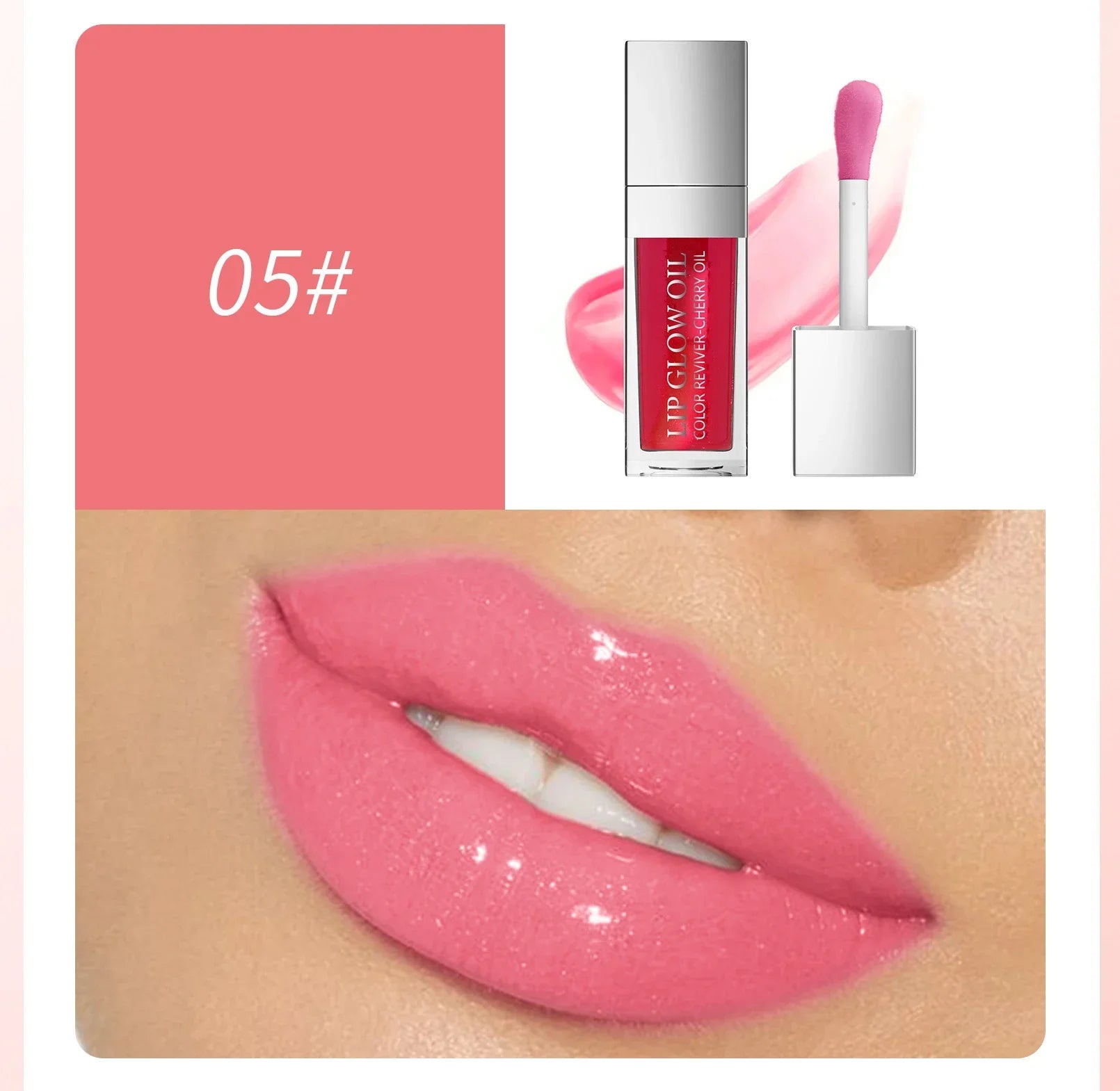 Cherry Luxe – Glossy Moisturising Lip Glow Oil