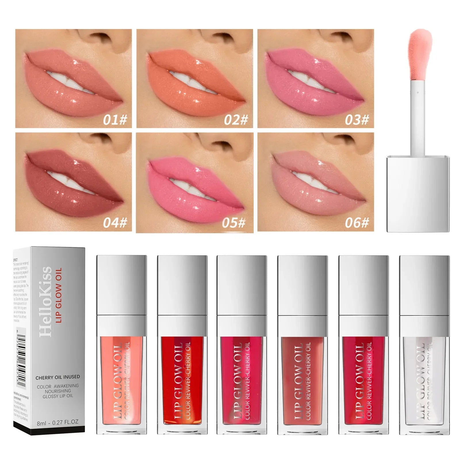Cherry Luxe – Glossy Moisturising Lip Glow Oil