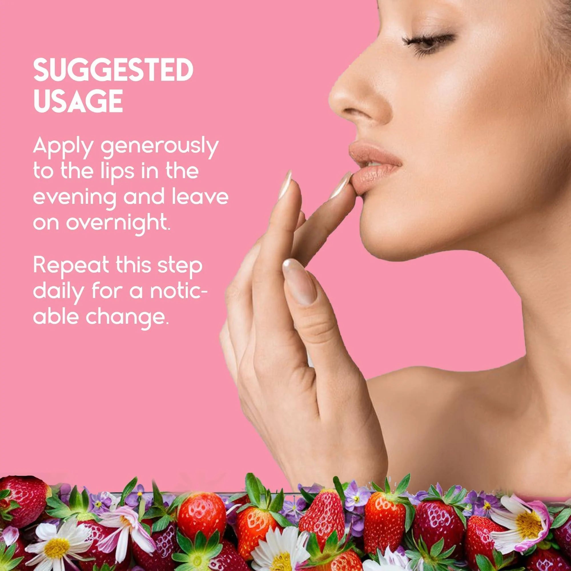 Échlon Pout – Vitamin C & Hyaluronic Lip Sleeping Mask (Strawberry)