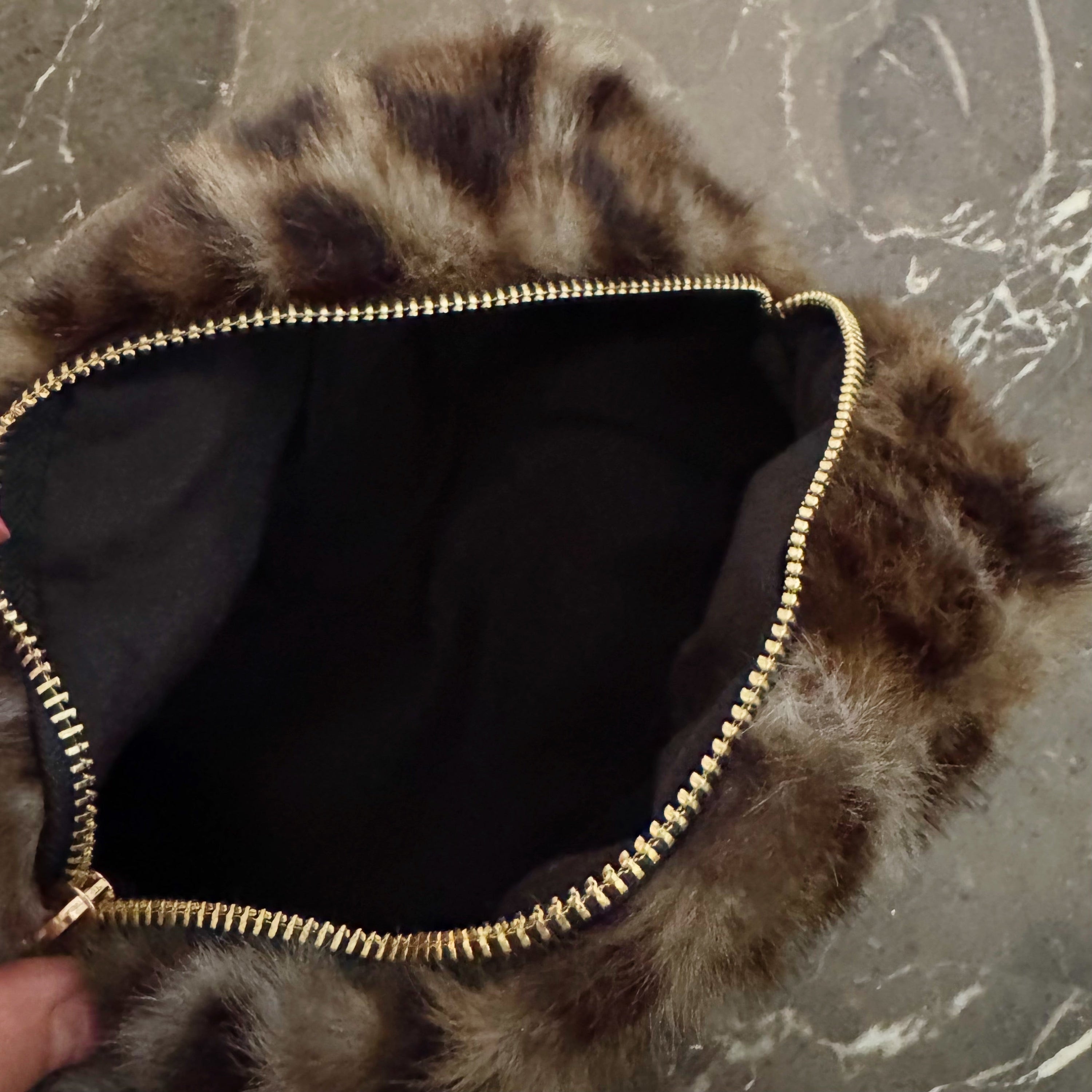 Wild Luxe Cosmetic Pouch – Signature Leopard Print Case