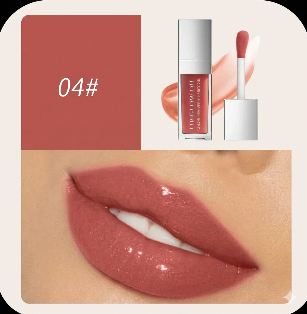 Cherry Luxe – Glossy Moisturising Lip Glow Oil