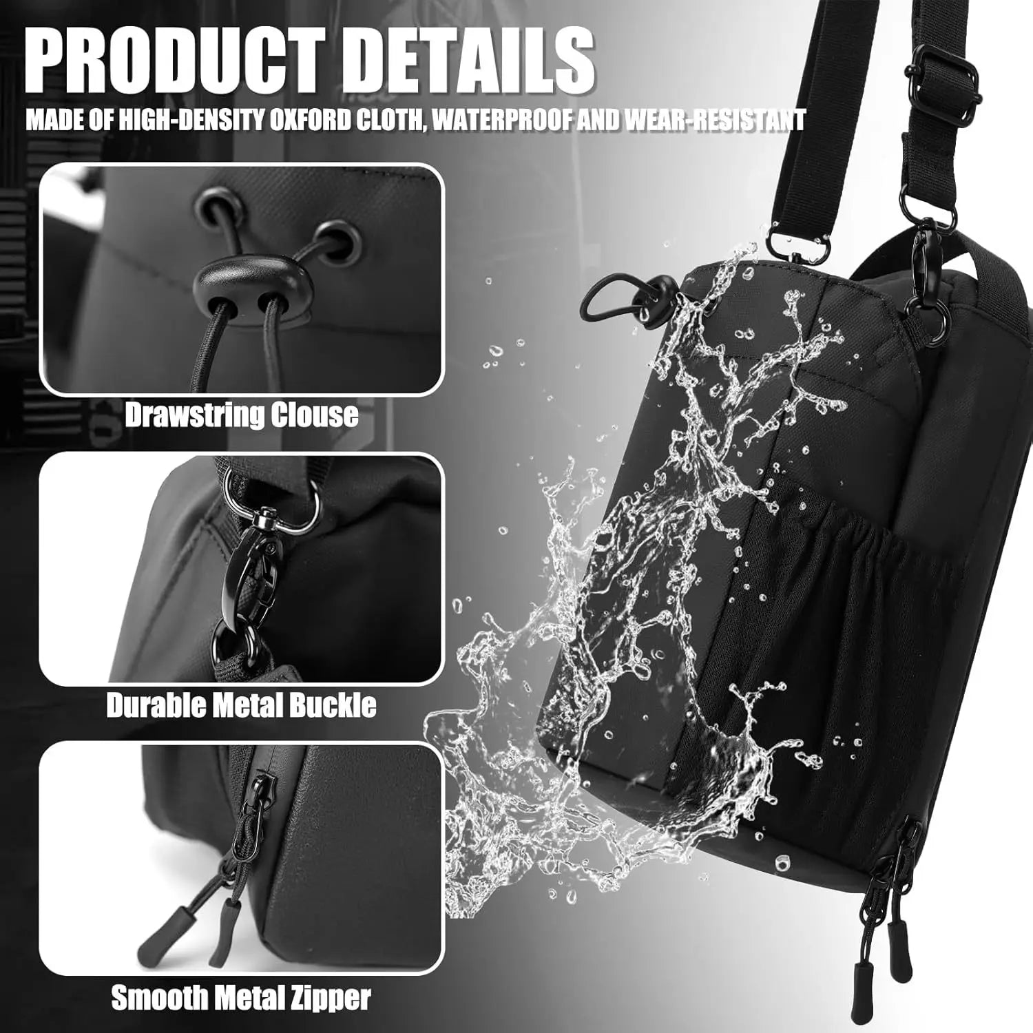 Elevate Your Workout with the 2025 Magnetic Gym Bag - Spacious, Stylish, and Convenient!