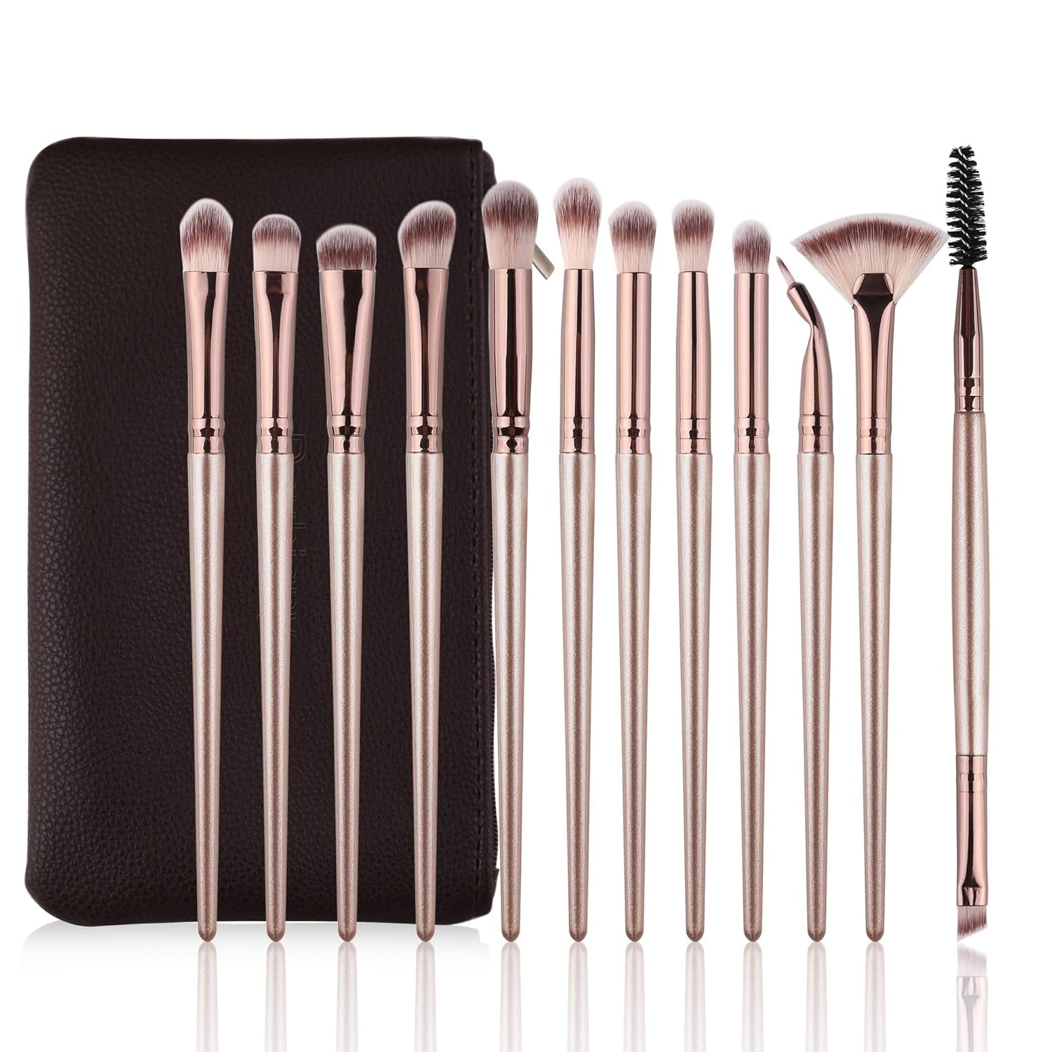 Maison Gold – Professional 12 Piece Eye Makeup Brush Collection