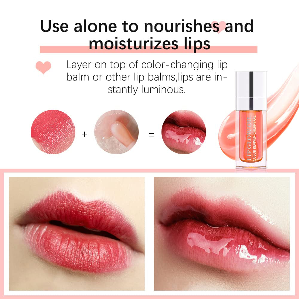 The Glow – Tinted Plumping Lip Oil (Cherry)