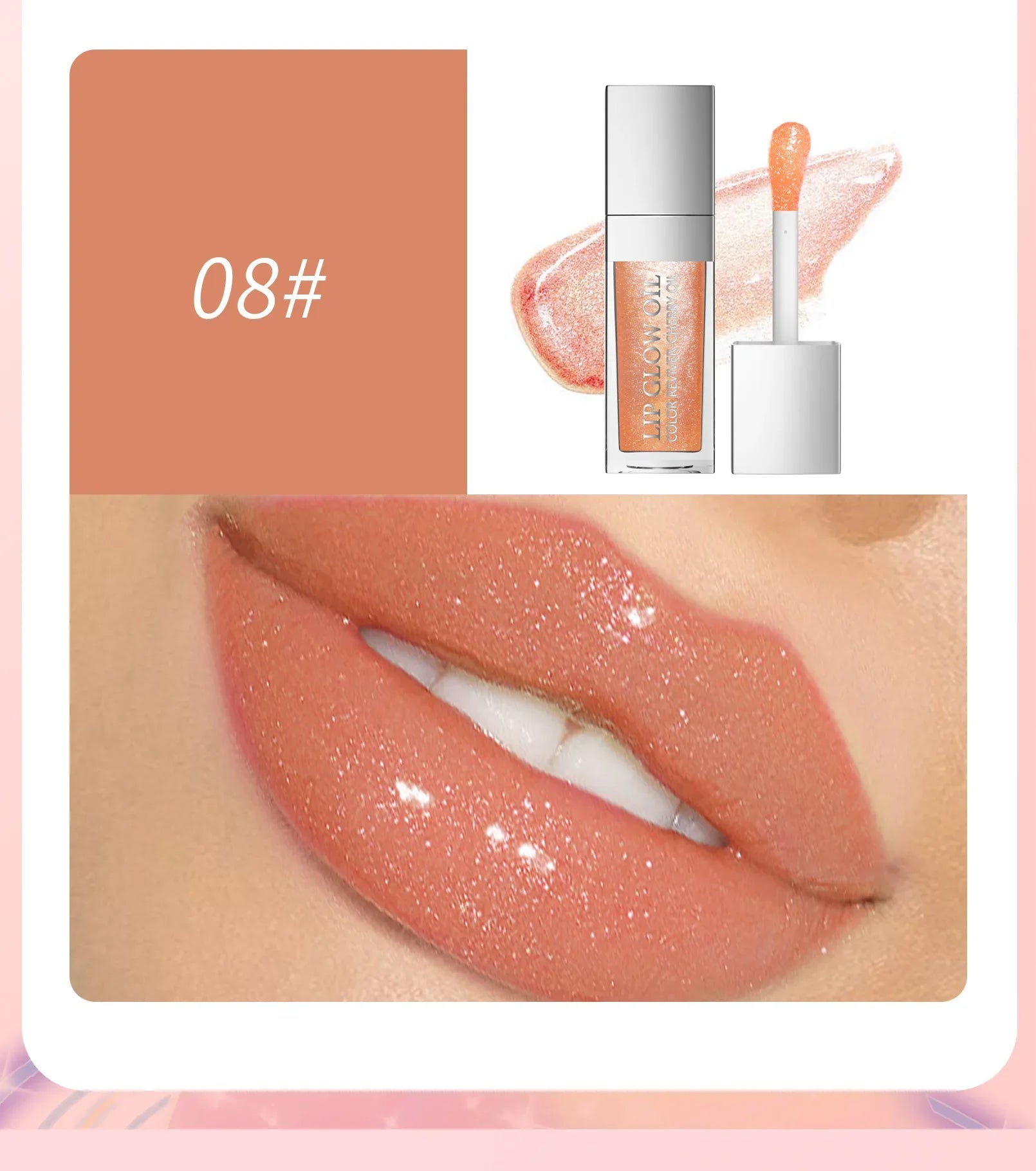 Cherry Luxe – Glossy Moisturising Lip Glow Oil